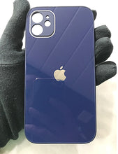 Load image into Gallery viewer, Blue glass camera protector premium case for Apple Iphone 12
