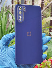 Load image into Gallery viewer, Blue glass camera protector premium case for OnePlus Nord
