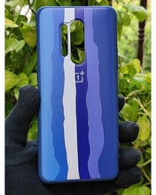 Load image into Gallery viewer, Blue Rainbow silicone case for OnePlus 8 Pro
