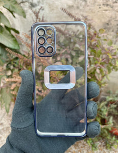 Deep Blue CD transparent case for OnePlus 8T/9R