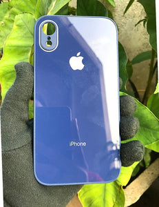 Blue glass camera protector premium case for Apple Iphone XR