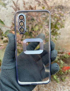 Deep Blue CD transparent case for OnePlus Nord CE