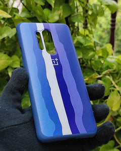 Blue Rainbow silicone case for OnePlus 8 Pro