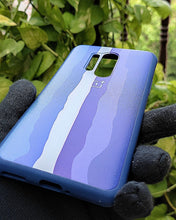 Load image into Gallery viewer, Blue Rainbow silicone case for OnePlus 8 Pro
