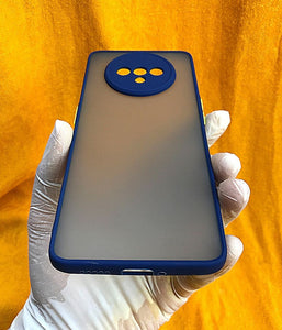 Blue Camera Protector Smoke case for OnePlus 7T