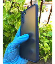 Load image into Gallery viewer, Blue Camera Protector Smoke case for OnePlus Nord
