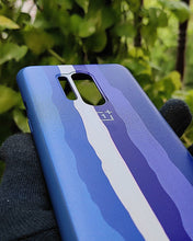 Load image into Gallery viewer, Blue Rainbow silicone case for OnePlus 8 Pro
