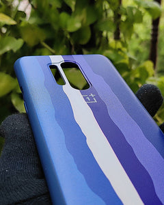 Blue Rainbow silicone case for OnePlus 8 Pro