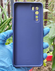 Blue glass camera protector premium case for OnePlus Nord