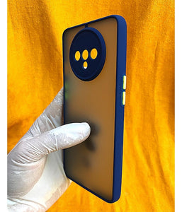 Blue Camera Protector Smoke case for OnePlus 7T