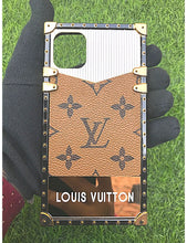 Load image into Gallery viewer, BROWN LOUIS VUITTON LEATHER case for Apple Iphone 11
