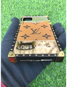 BROWN LOUIS VUITTON LEATHER case for Apple Iphone 11