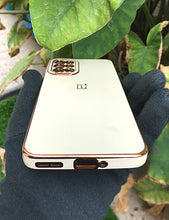 Load image into Gallery viewer, Creamy White My Case chrome silicone case for OnePlus 8T
