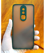 Load image into Gallery viewer, Dark Green Camera Protector Smoke case for OnePlus 6
