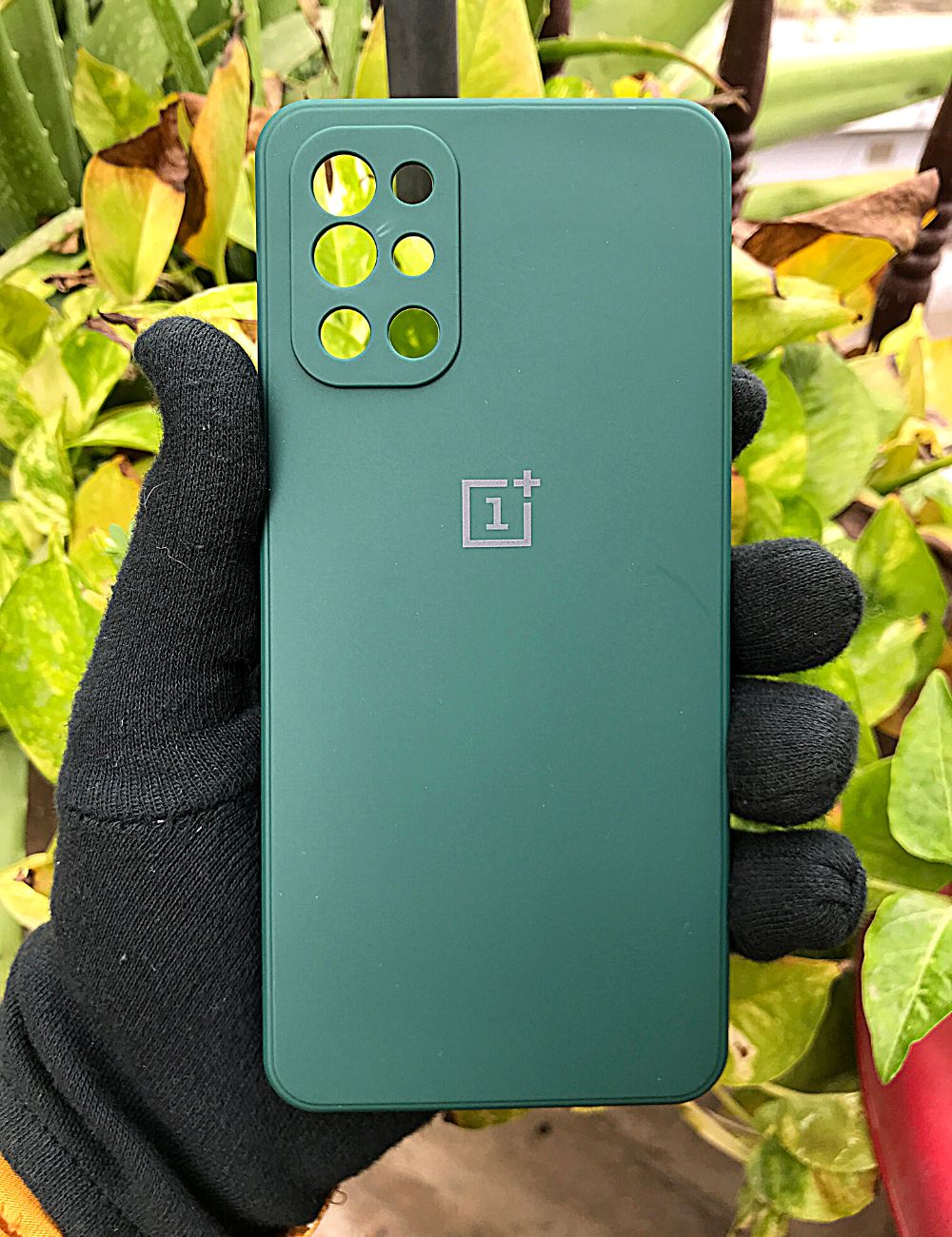 Dark Green candy silicone  case for OnePlus 9R