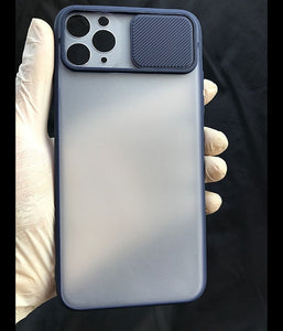 Dark Blue Shutter case for Apple Iphone 11 Pro