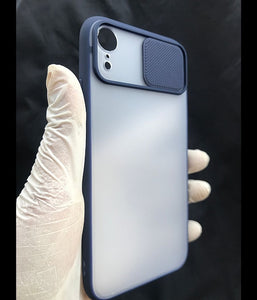 Dark Blue Shutter case for Apple Iphone XR