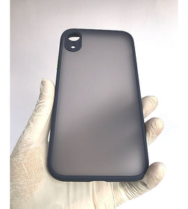 Dark Blue Camera Protector smoke case for Apple Iphone XR