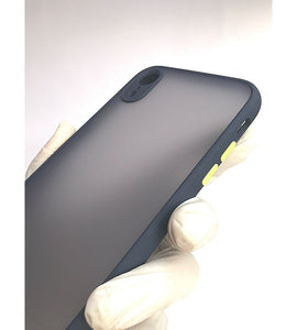 Dark Blue Camera Protector smoke case for Apple Iphone XR