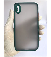 Load image into Gallery viewer, Dark Green Camera Protector smoke case for Apple Iphone X/XS
