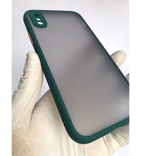 Load image into Gallery viewer, Dark Green Camera Protector smoke case for Apple Iphone X/XS
