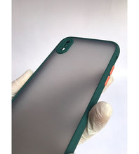 Load image into Gallery viewer, Dark Green Camera Protector smoke case for Apple Iphone X/XS
