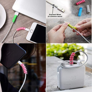 Spiral Cable Protector Set of 12 pcs