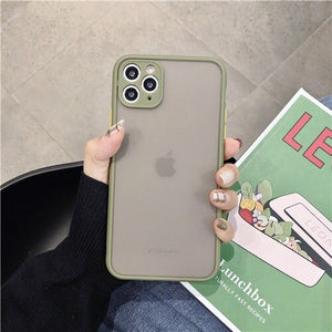 Army Green Camera Protector Smoke case for Apple Iphone 11 pro