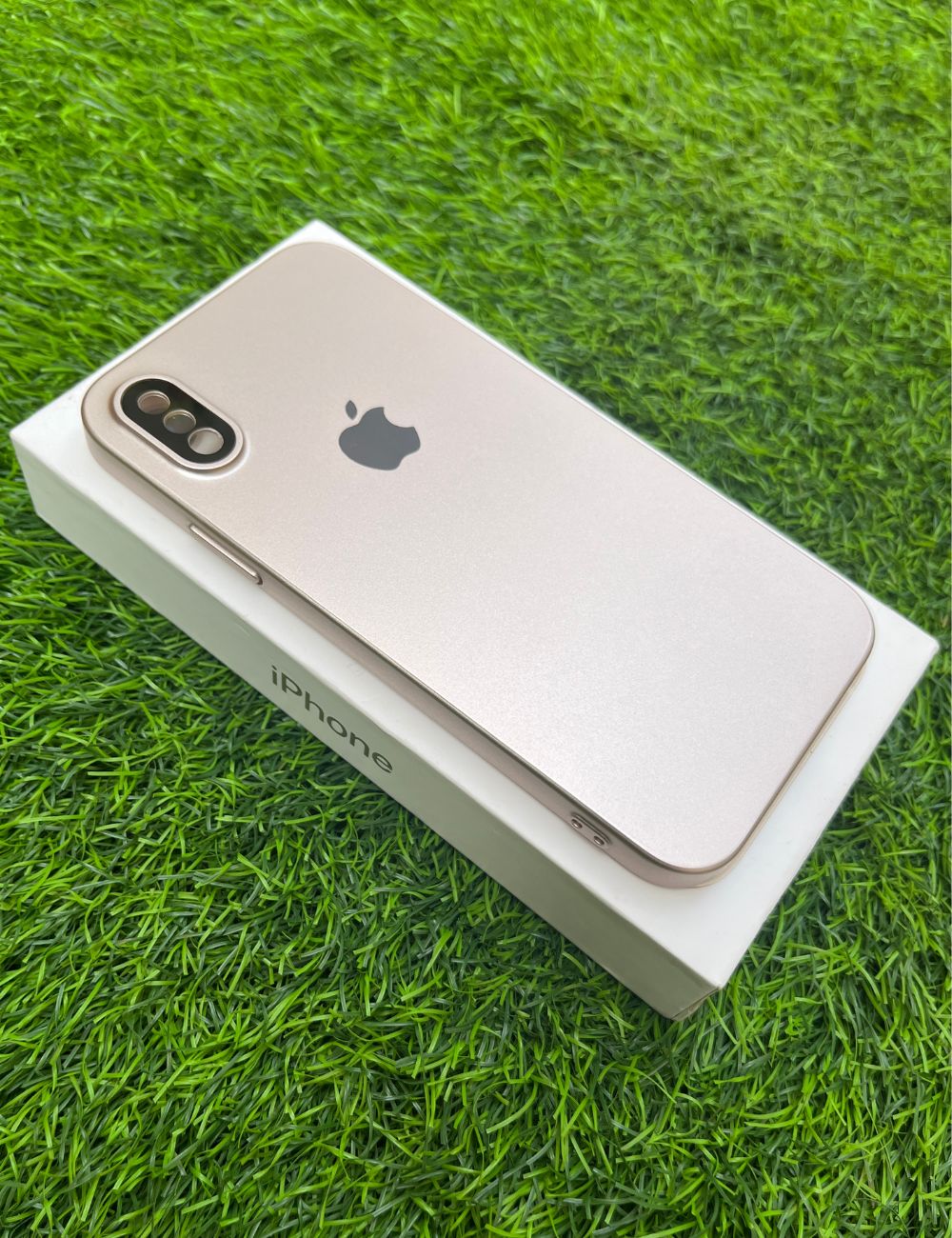 Golden Hard Pc premium case for Apple Iphone X/XS