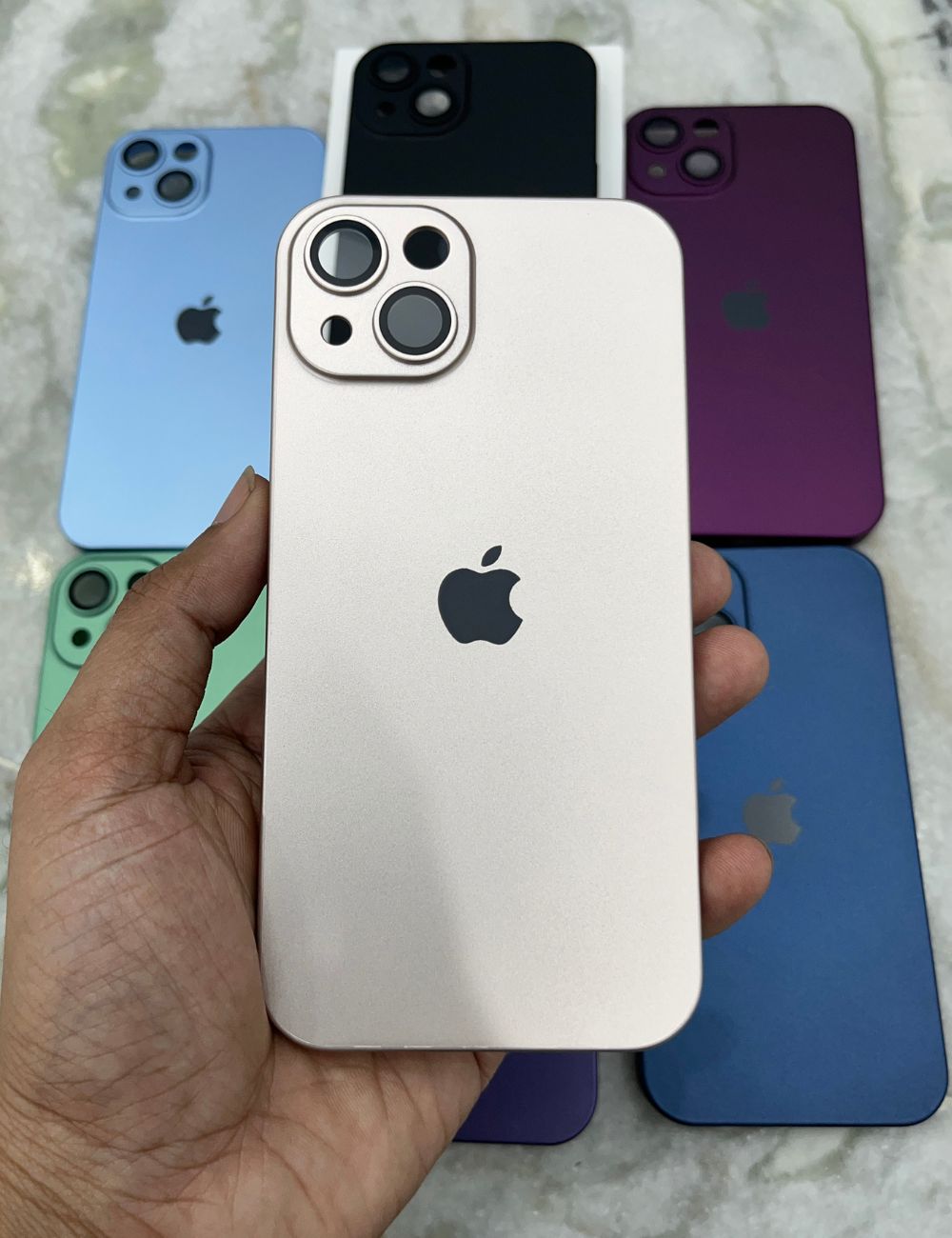 Golden Hard Pc premium case for Apple Iphone 13