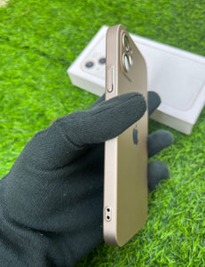 Golden Hard Pc premium case for Apple Iphone 12
