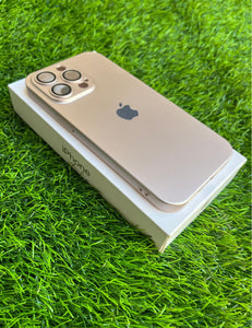 Golden Hard Pc premium case for Apple Iphone 13 Pro