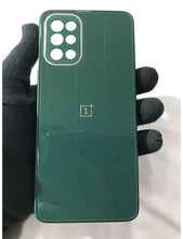 Load image into Gallery viewer, Green glass camera protector premium case for OnePlus 8T
