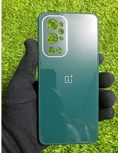 Load image into Gallery viewer, Green glass camera protector premium case for OnePlus 9 Pro
