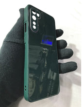 Load image into Gallery viewer, Green glass camera protector premium case for OnePlus Nord
