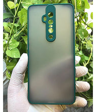 Load image into Gallery viewer, Dark Green Camera Protector Smoke case for OnePlus 7T Pro
