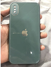 Load image into Gallery viewer, Green glass camera protector premium case for Apple Iphone X/Xs
