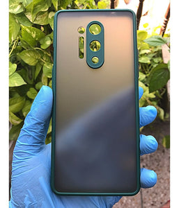 Dark Green Camera Protector Smoke case for OnePlus 8 Pro
