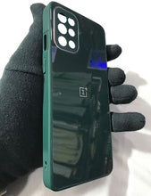 Load image into Gallery viewer, Green glass camera protector premium case for OnePlus 8T
