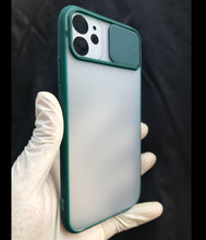 Load image into Gallery viewer, Dark Green Shutter case for Apple Iphone 11
