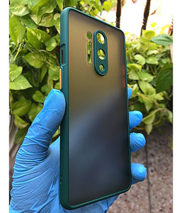 Dark Green Camera Protector Smoke case for OnePlus 8 Pro