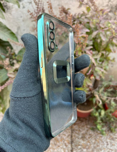 Green CD transparent case for OnePlus Nord CE