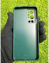 Load image into Gallery viewer, Green glass camera protector premium case for OnePlus 9 Pro

