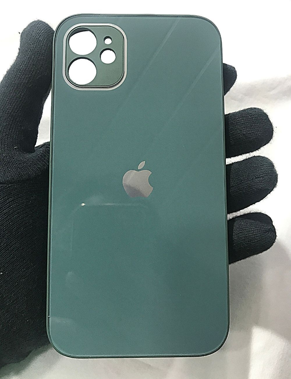 Green glass camera protector premium case for Apple Iphone 12