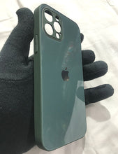 Load image into Gallery viewer, Green glass camera protector premium case for Apple Iphone 12 Pro Max
