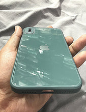 Load image into Gallery viewer, Green glass camera protector premium case for Apple Iphone X/Xs
