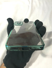 Load image into Gallery viewer, Sea Green metallic chrome with lense transparent case for Oneplus Nord 2

