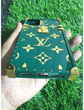 Load image into Gallery viewer, Green LV Gloss Premium case for Apple Iphone 11
