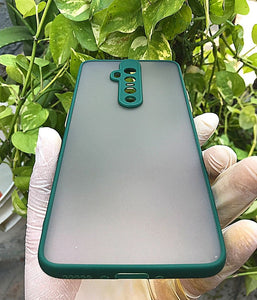 Dark Green Camera Protector Smoke case for OnePlus 7T Pro