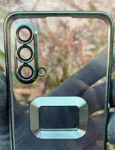 Green CD transparent case for OnePlus Nord CE